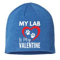 Black Yellow Chocolate Lab Is My Valentine's Day Labrador Gift Sustainable Beanie