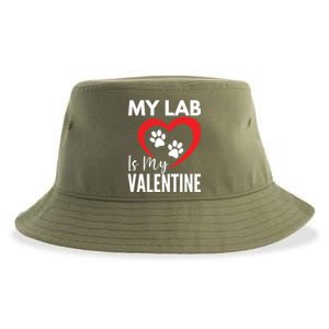 Black Yellow Chocolate Lab Is My Valentine's Day Labrador Gift Sustainable Bucket Hat