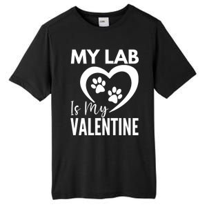 Black Yellow Chocolate Lab Is My Valentine's Day Labrador Gift Tall Fusion ChromaSoft Performance T-Shirt