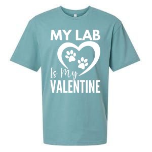 Black Yellow Chocolate Lab Is My Valentine's Day Labrador Gift Sueded Cloud Jersey T-Shirt