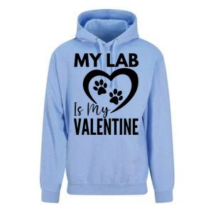 Black Yellow Chocolate Lab Is My Valentine's Day Labrador Gift Unisex Surf Hoodie