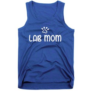 Black Yellow Chocolate Lab Mom Valentine's Day Labrador Gift Tank Top