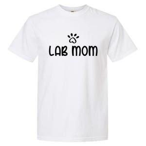 Black Yellow Chocolate Lab Mom Valentine's Day Labrador Gift Garment-Dyed Heavyweight T-Shirt