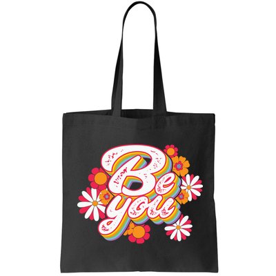 Be You Colorful Retro Vintage Floral Bag