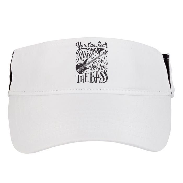 Bassist You Can Hear The Music But You Feel The Bass Guitar Adult Drive Performance Visor