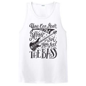 Bassist You Can Hear The Music But You Feel The Bass Guitar PosiCharge Competitor Tank