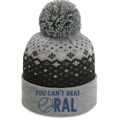 Baseball You Cant Beat Oral The Baniff Cuffed Pom Beanie