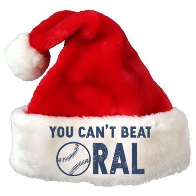 Baseball You Cant Beat Oral Premium Christmas Santa Hat