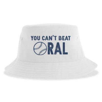 Baseball You Cant Beat Oral Sustainable Bucket Hat