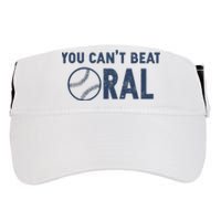 Baseball You Cant Beat Oral Adult Drive Performance Visor