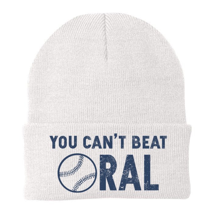 Baseball You Cant Beat Oral Knit Cap Winter Beanie