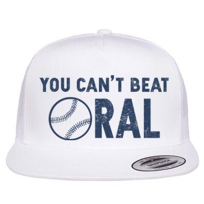 Baseball You Cant Beat Oral Flat Bill Trucker Hat