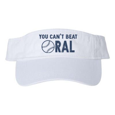 Baseball You Cant Beat Oral Valucap Bio-Washed Visor