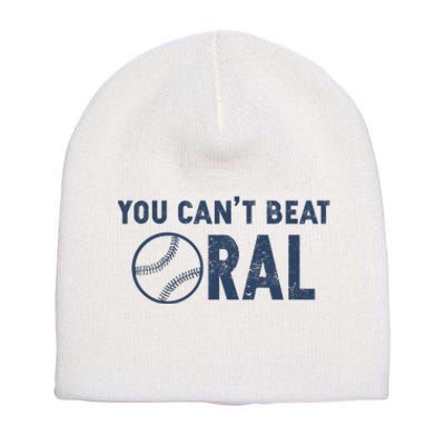 Baseball You Cant Beat Oral Short Acrylic Beanie