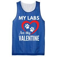 Black Yellow Chocolate Lab Are My Valentine's Day Labrador Great Gift Mesh Reversible Basketball Jersey Tank