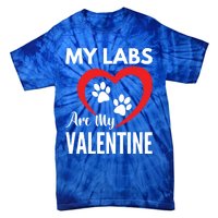 Black Yellow Chocolate Lab Are My Valentine's Day Labrador Great Gift Tie-Dye T-Shirt