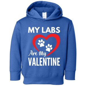 Black Yellow Chocolate Lab Are My Valentine's Day Labrador Great Gift Toddler Hoodie