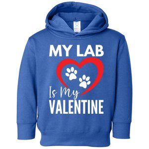 Black Yellow Chocolate Lab Is My Valentine's Day Labrador Gift Toddler Hoodie