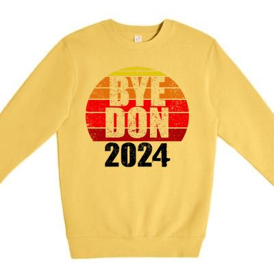 Bye Don 2024 Byedon Joe Biden Premium Crewneck Sweatshirt