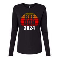 Bye Don 2024 Byedon Joe Biden Womens Cotton Relaxed Long Sleeve T-Shirt