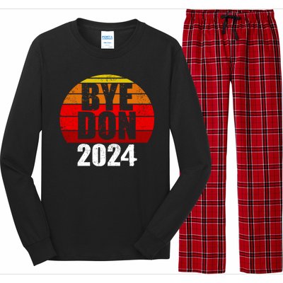 Bye Don 2024 Byedon Joe Biden Long Sleeve Pajama Set