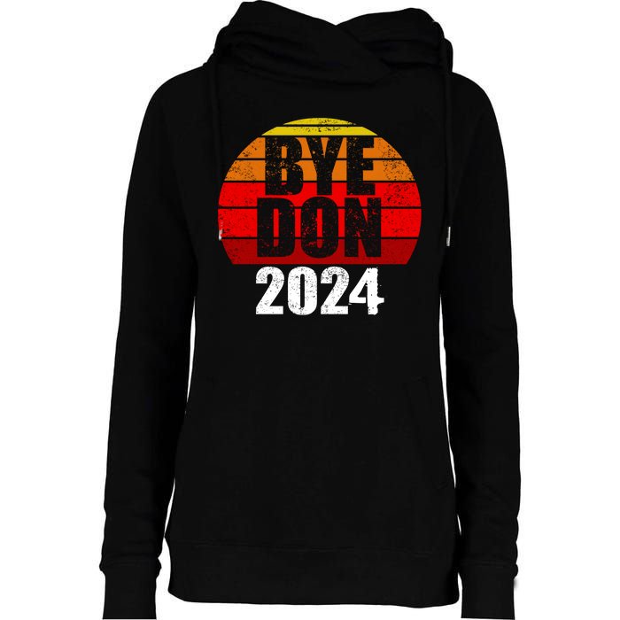 Bye Don 2024 Byedon Joe Biden Womens Funnel Neck Pullover Hood