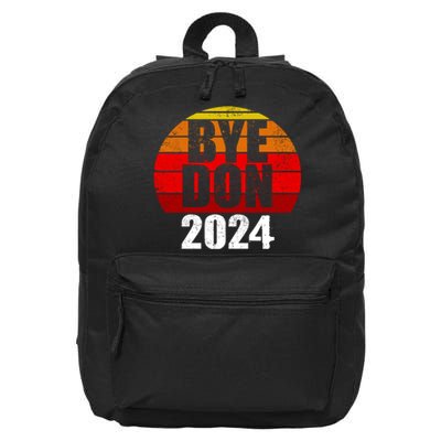 Bye Don 2024 Byedon Joe Biden 16 in Basic Backpack