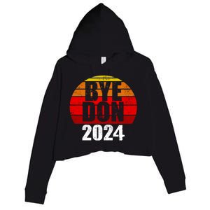 Bye Don 2024 Byedon Joe Biden Crop Fleece Hoodie