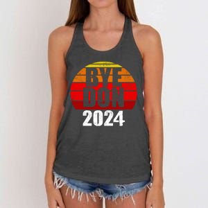 Bye Don 2024 Byedon Joe Biden Women's Knotted Racerback Tank