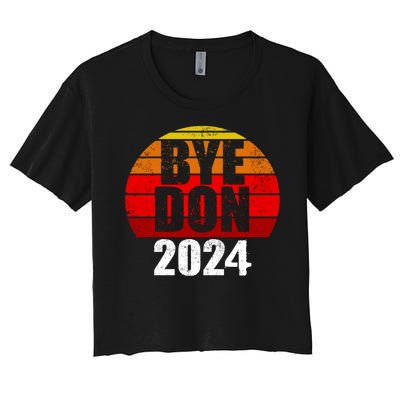 Bye Don 2024 Byedon Joe Biden Women's Crop Top Tee