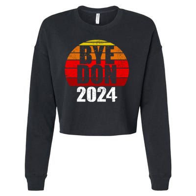 Bye Don 2024 Byedon Joe Biden Cropped Pullover Crew