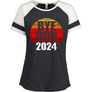 Bye Don 2024 Byedon Joe Biden Enza Ladies Jersey Colorblock Tee