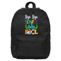 Bye Bye School Hello Pool 16 in Basic Backpack
