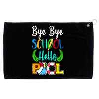 Bye Bye School Hello Pool Grommeted Golf Towel