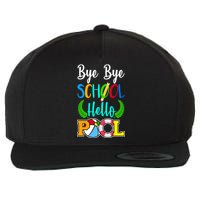 Bye Bye School Hello Pool Wool Snapback Cap