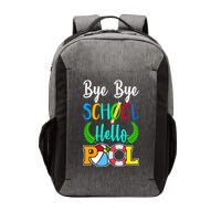 Bye Bye School Hello Pool Vector Backpack