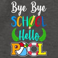 Bye Bye School Hello Pool Vector Backpack