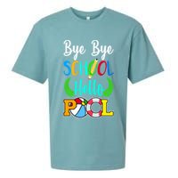 Bye Bye School Hello Pool Sueded Cloud Jersey T-Shirt
