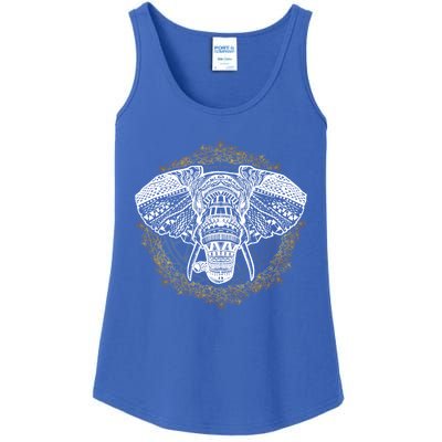 Bohemian Yoga Elephant Boho Majestic Spirit Animal Meaningful Gift Ladies Essential Tank