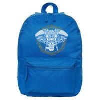 Bohemian Yoga Elephant Boho Majestic Spirit Animal Meaningful Gift 16 in Basic Backpack