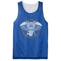 Bohemian Yoga Elephant Boho Majestic Spirit Animal Meaningful Gift Mesh Reversible Basketball Jersey Tank