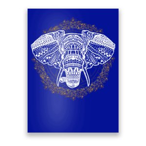 Bohemian Yoga Elephant Boho Majestic Spirit Animal Meaningful Gift Poster