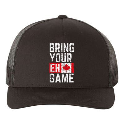 Bring Your Eh Game Canadian Flag Canada Pride Yupoong Adult 5-Panel Trucker Hat