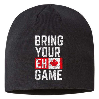 Bring Your Eh Game Canadian Flag Canada Pride Sustainable Beanie