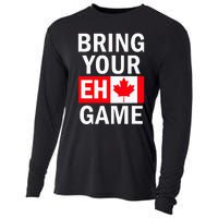 Bring Your Eh Game Canadian Flag Canada Cooling Performance Long Sleeve Crew