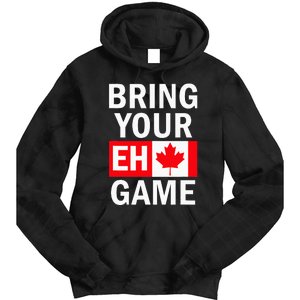 Bring Your Eh Game Canadian Flag Canada Tie Dye Hoodie