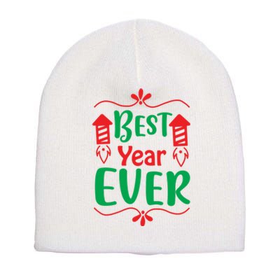 Best Year Ever Short Acrylic Beanie