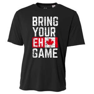 Bring Your Eh Game Canadian Flag Canada Pride Cooling Performance Crew T-Shirt