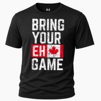 Bring Your Eh Game Canadian Flag Canada Pride Cooling Performance Crew T-Shirt