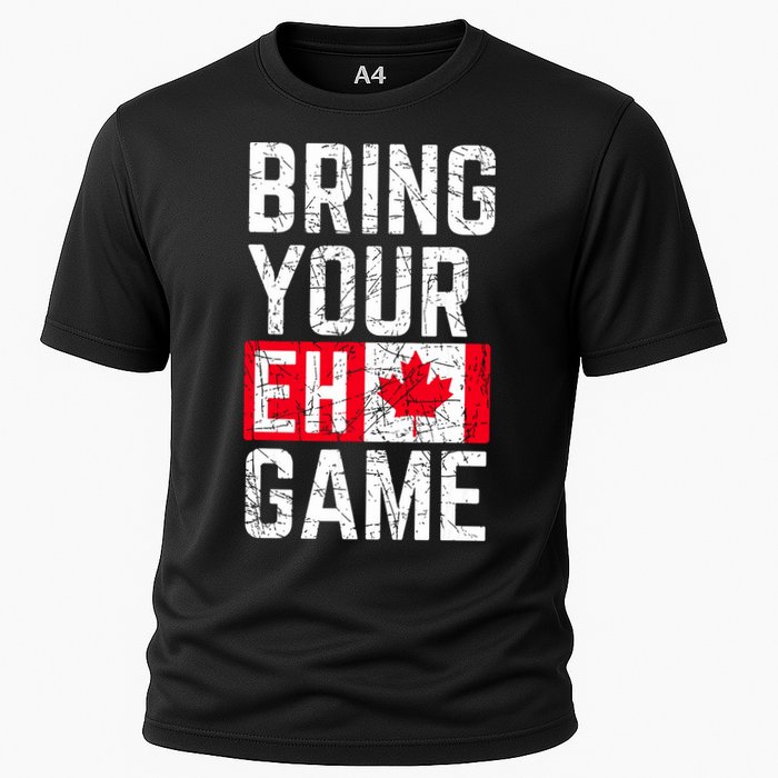 Bring Your Eh Game Canadian Flag Canada Pride Cooling Performance Crew T-Shirt